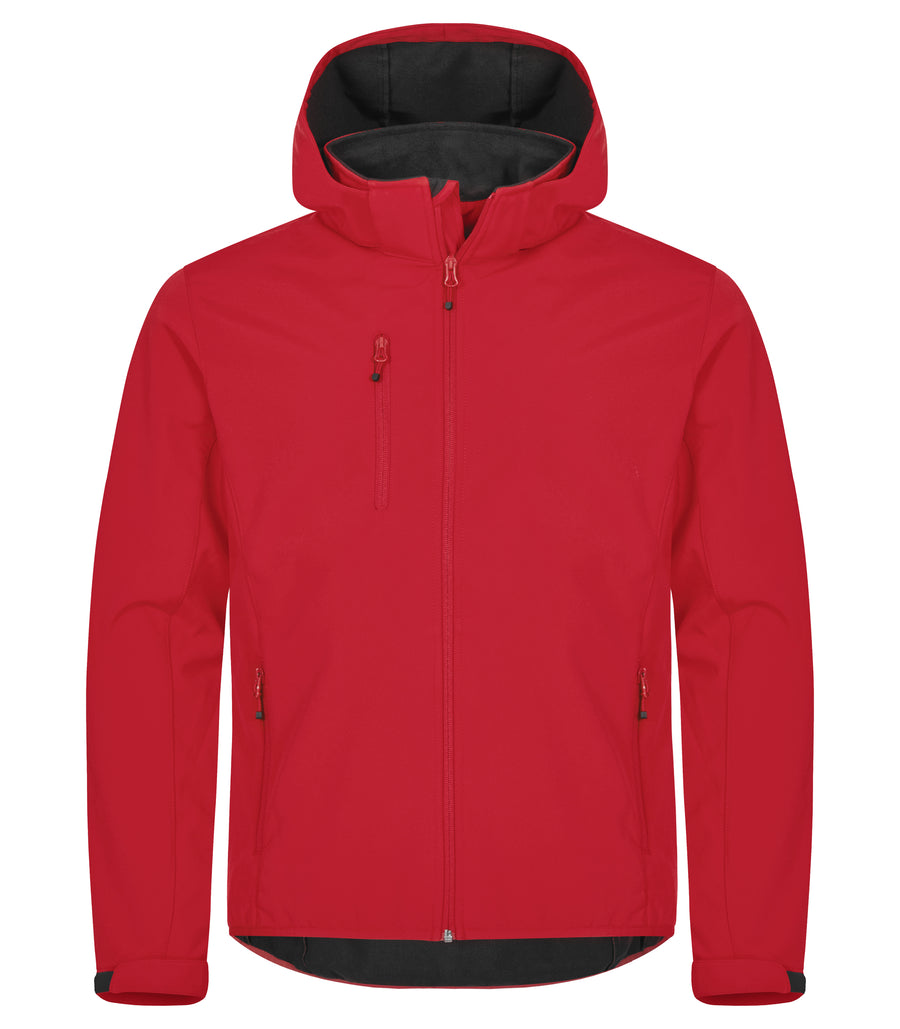 Classic Softshell Hoody – Röd