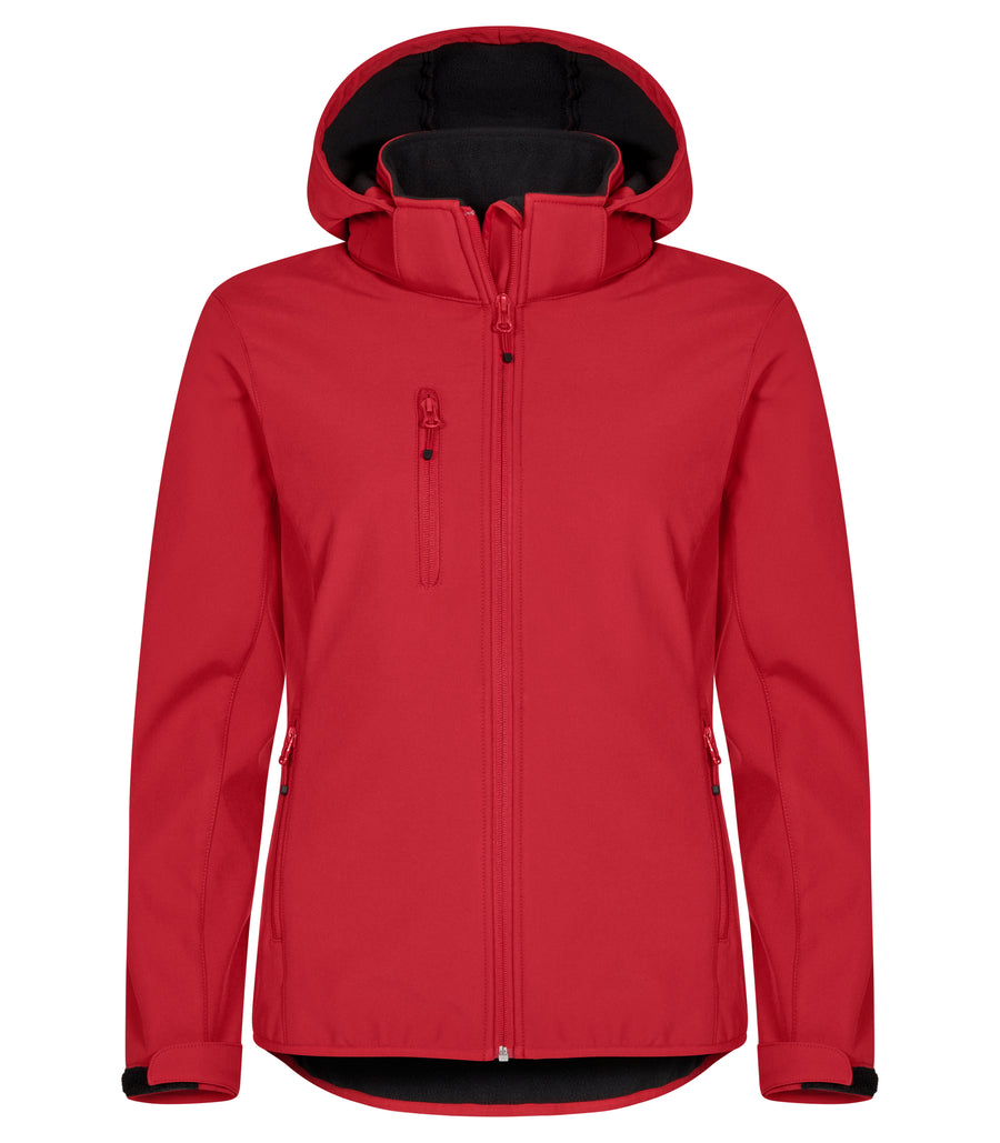 Classic Softshell Hoody Women – Röd