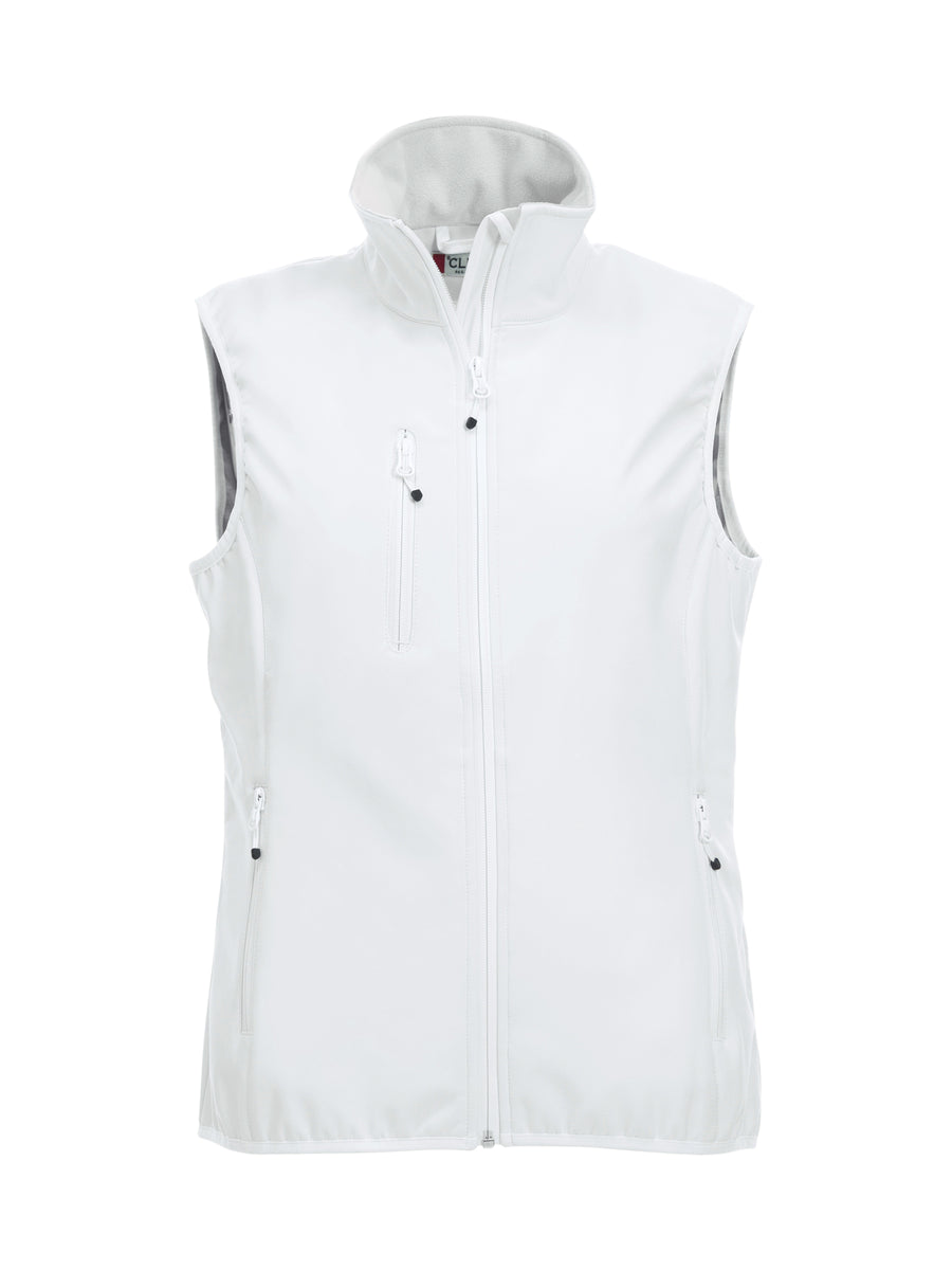 Basic Softshell Vest Ladies – vit