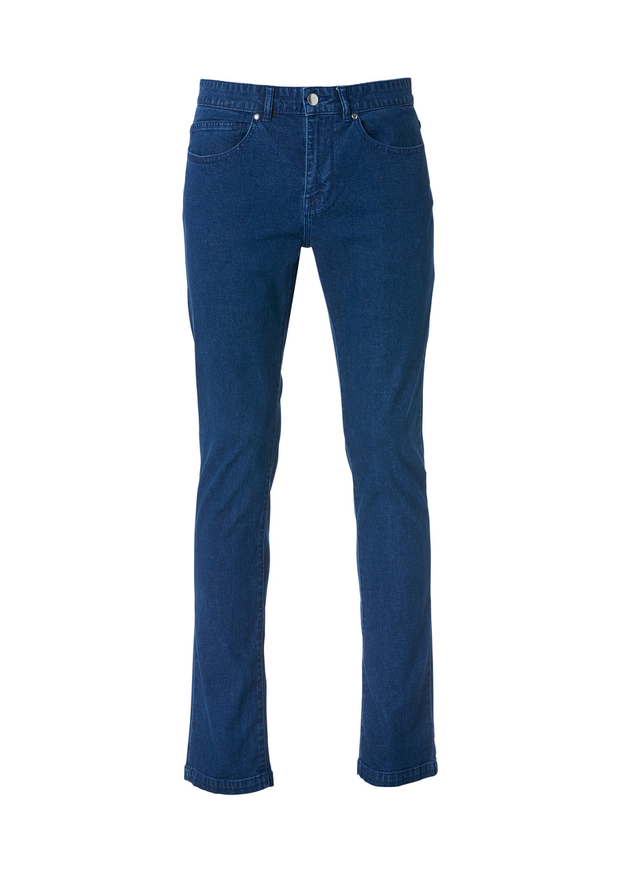 5-Pocket Stretch Denim – Mörk marin