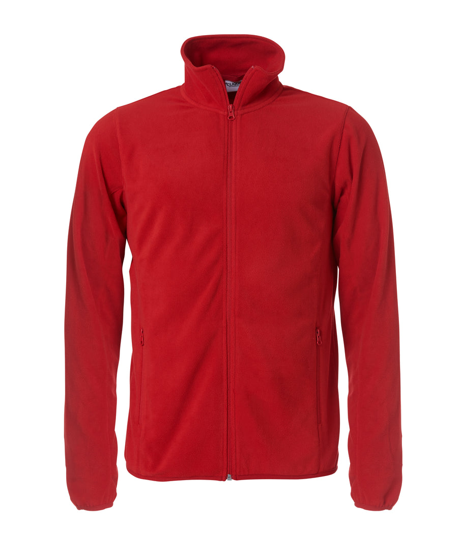 Basic Micro Fleece Jacket – Röd