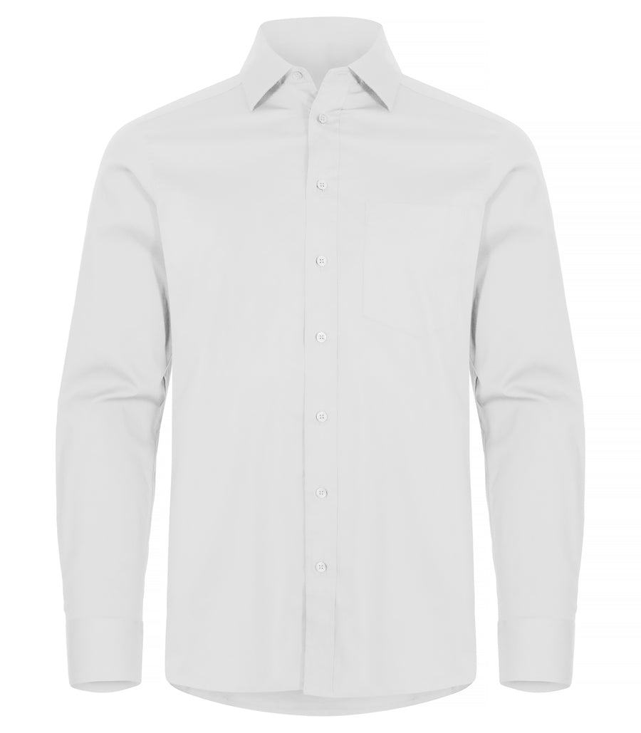 Stretch Shirt L/S – Vit