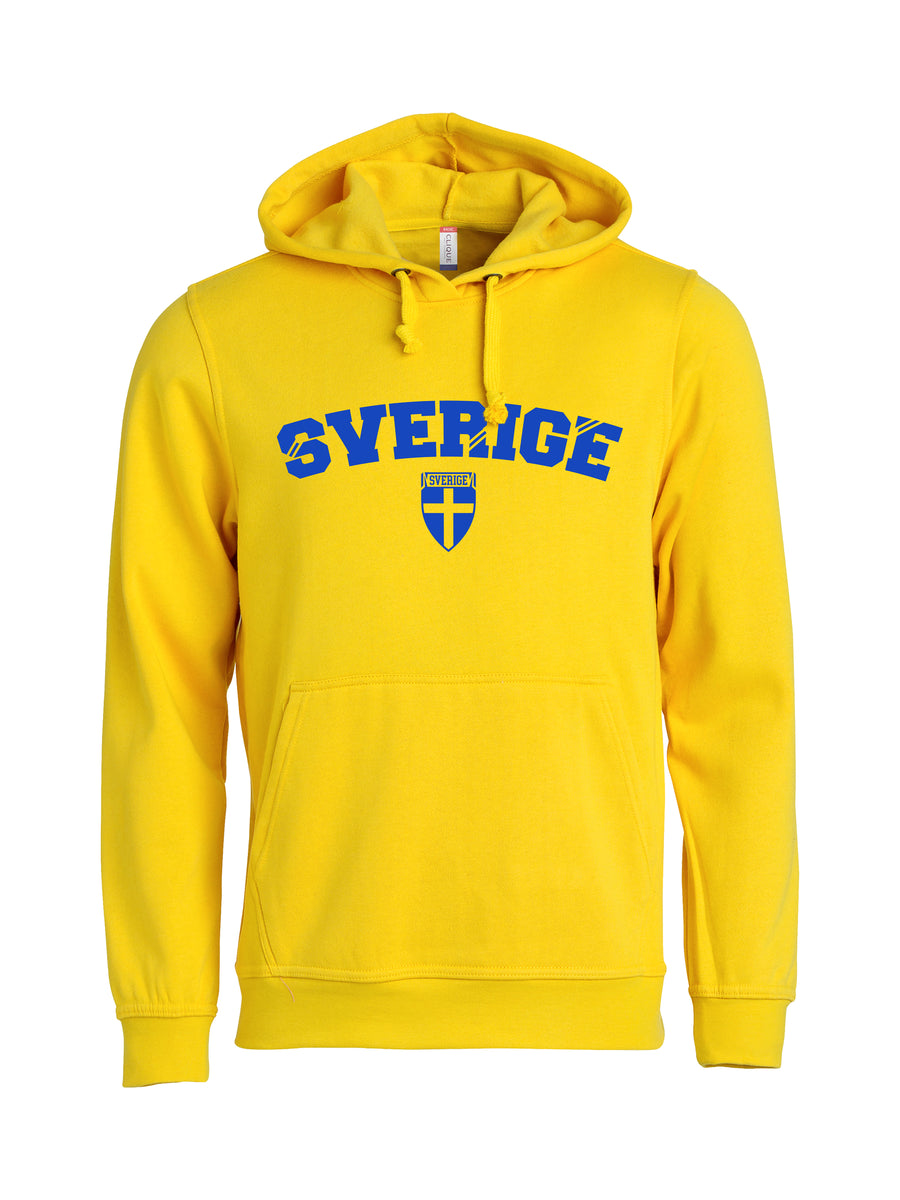 Sverige Hoody – Gul