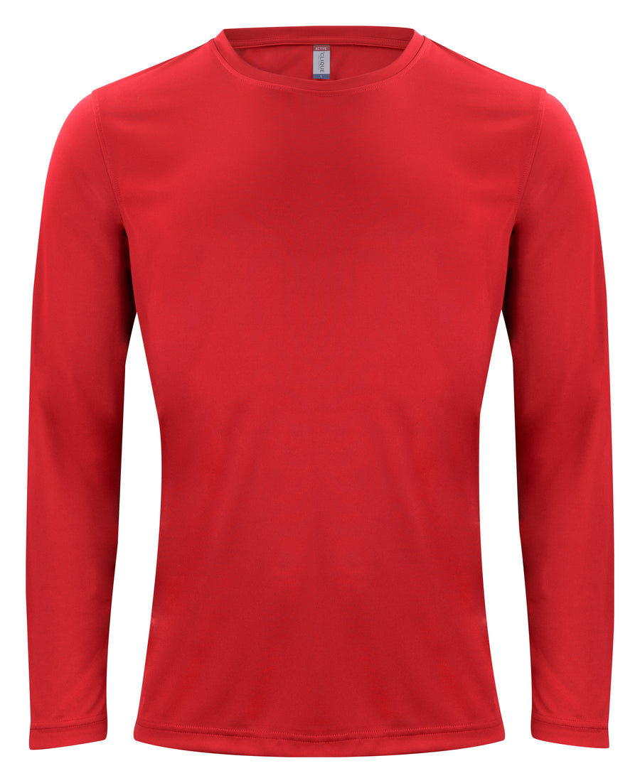 Basic Active Longsleeve – Röd