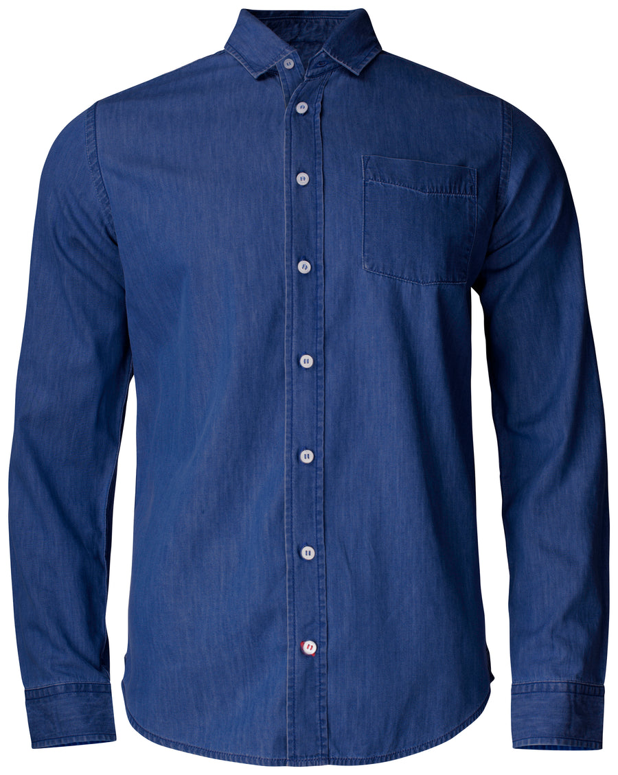 Ellensburg Denim Shirt Men – Dark Indigo