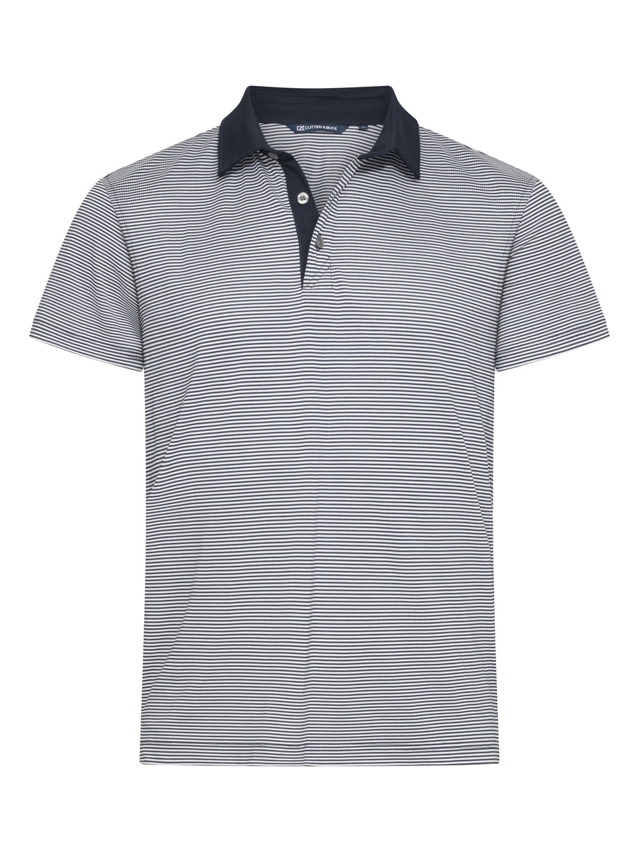 Virtue Polo Stripes Men – Mörk Marin
