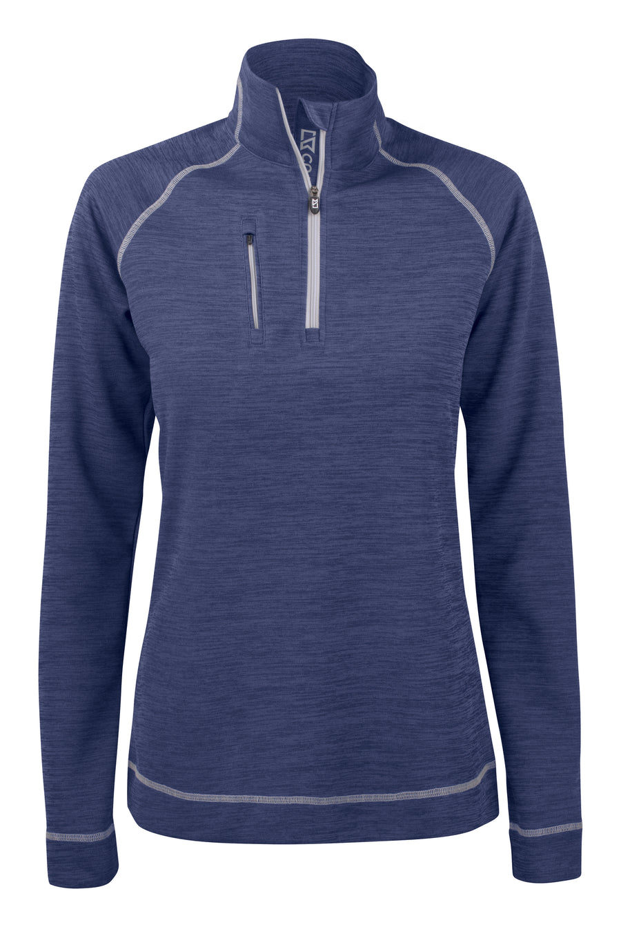 Chambers Half Zip Women – Denim Melange
