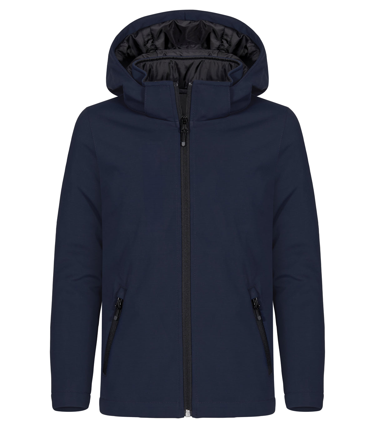 Padded Hoody Softshell Junior – Mörk Marin