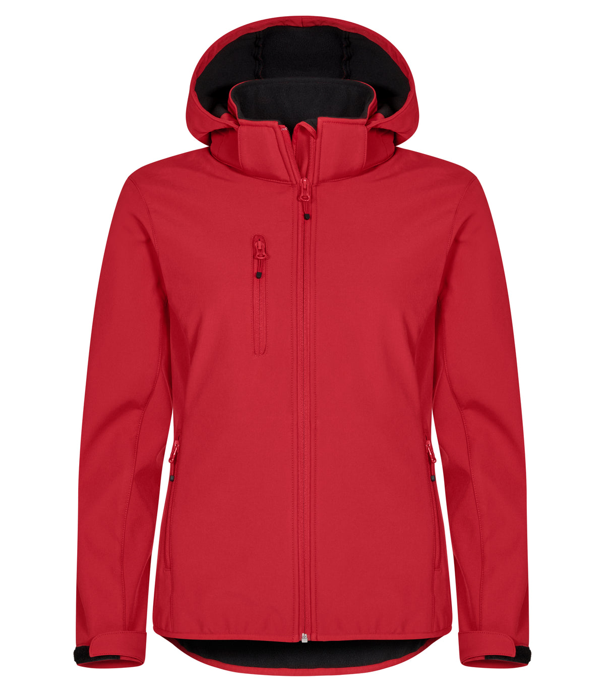 Classic Softshell Hoody Women – Röd