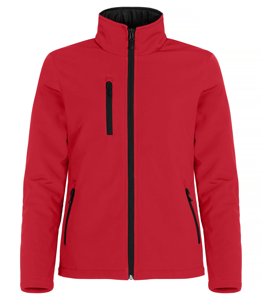 Padded Softshell Jacket Women – Röd