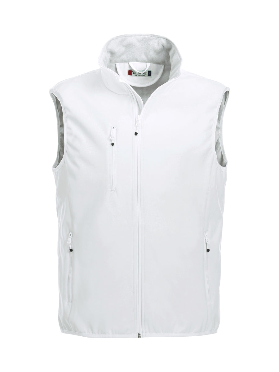 Basic Softshell Vest – vit