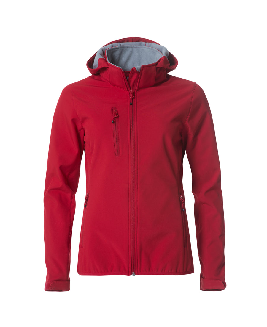 Basic Hoody Softshell Ladies – Röd