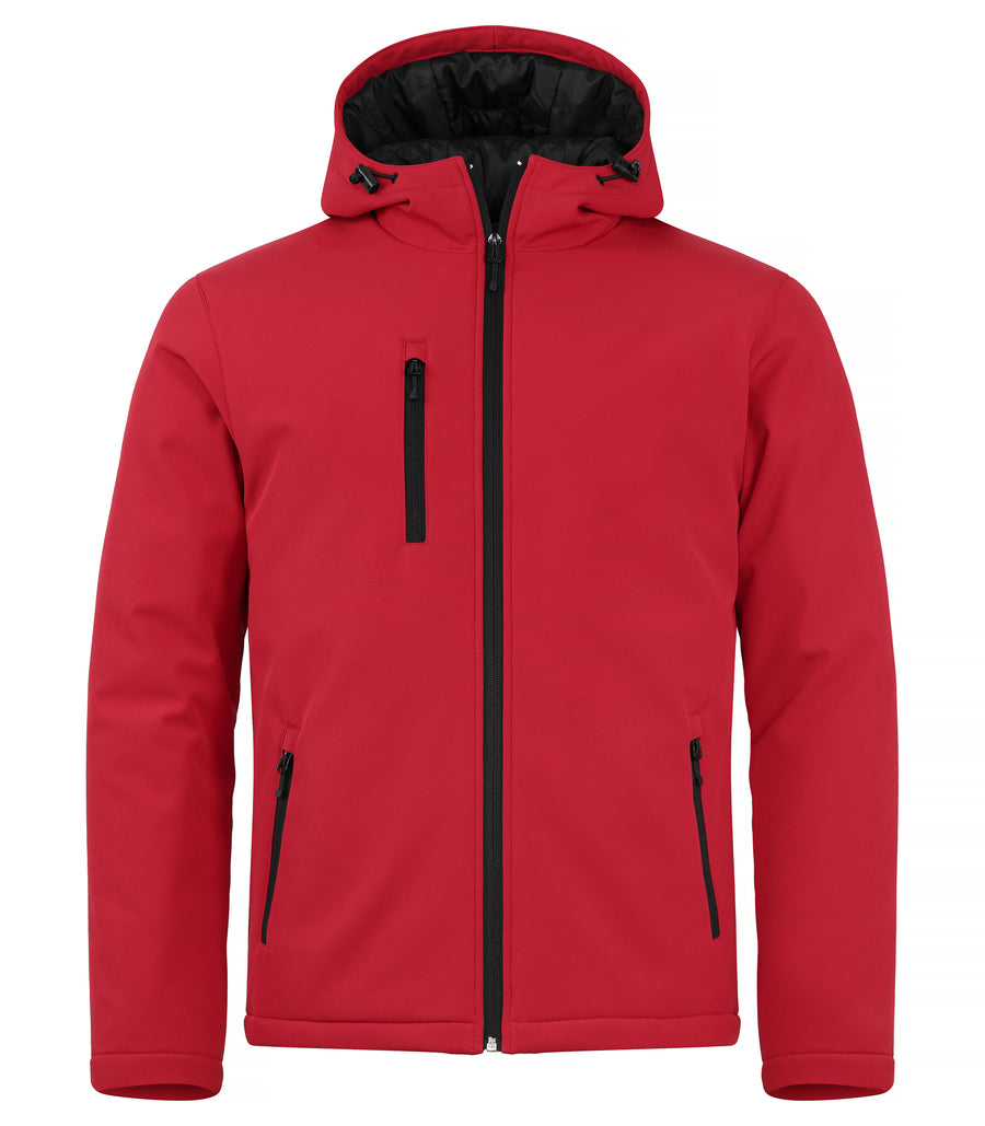 Padded Hoody Softshell – Röd