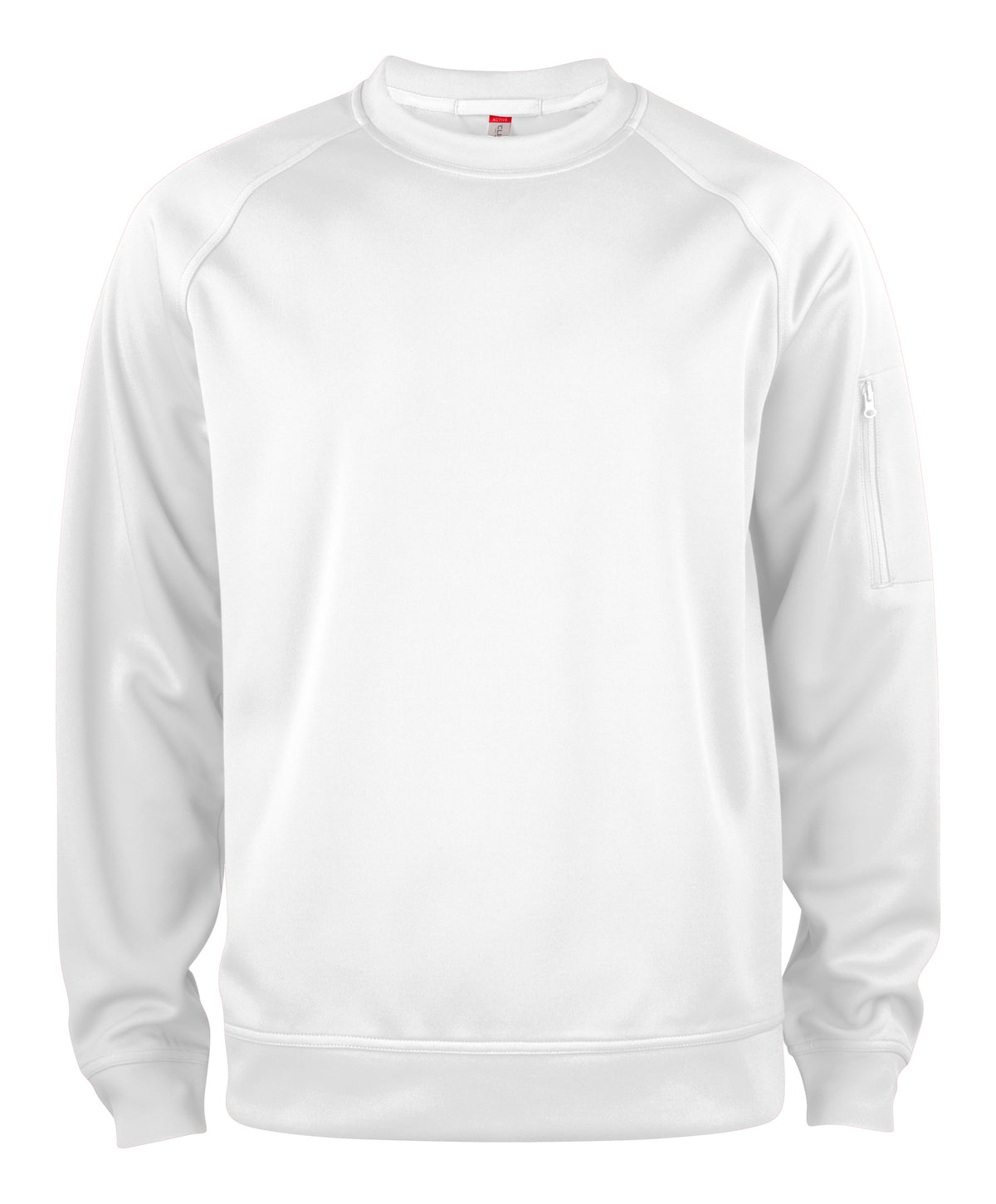 Basic Active Roundneck – Vit