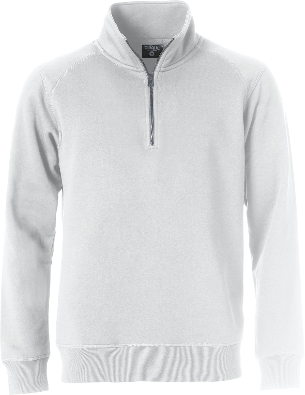 Classic Half Zip – vit