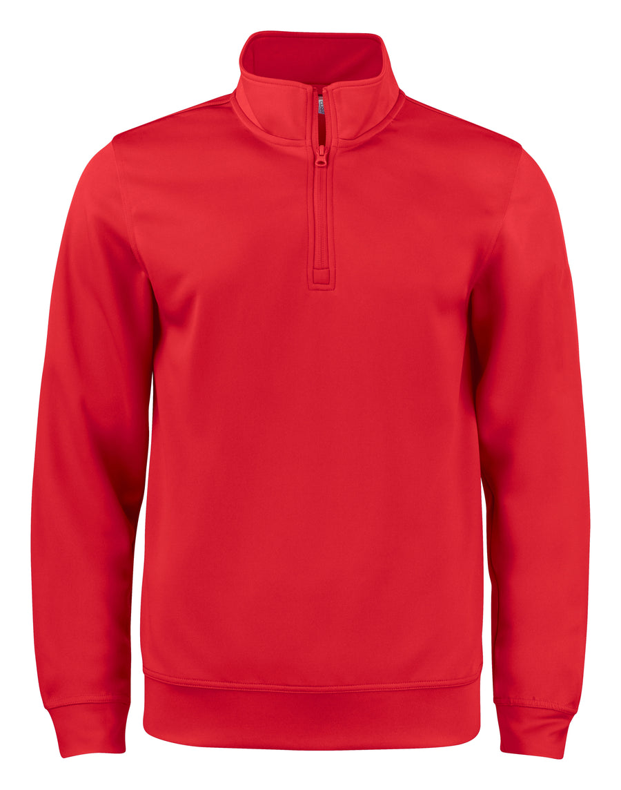 Basic Active Half Zip Junior – Röd