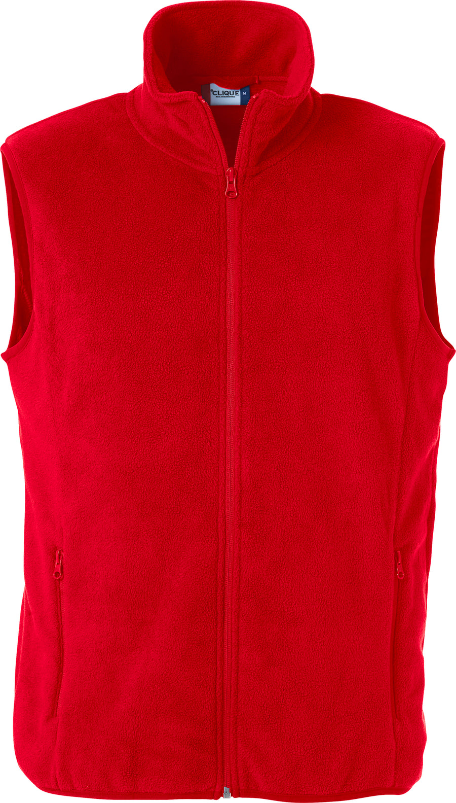Basic Polar Fleece Vest – Röd