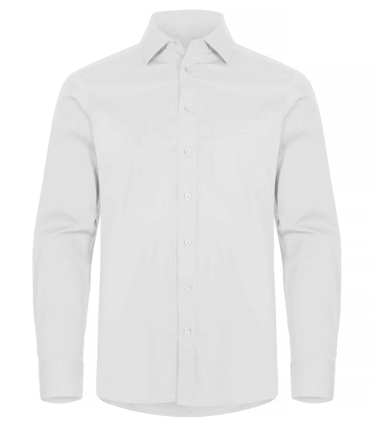 Stretch Shirt L/S – Vit