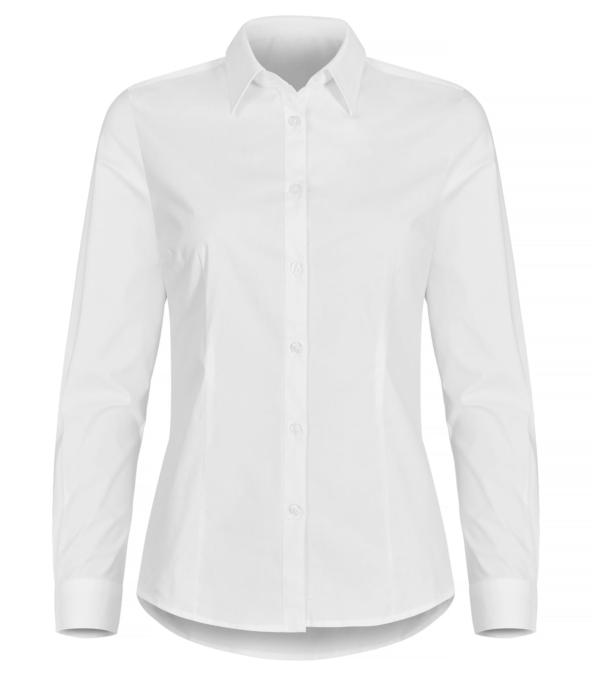 Stretch Shirt L/S Women – Vit