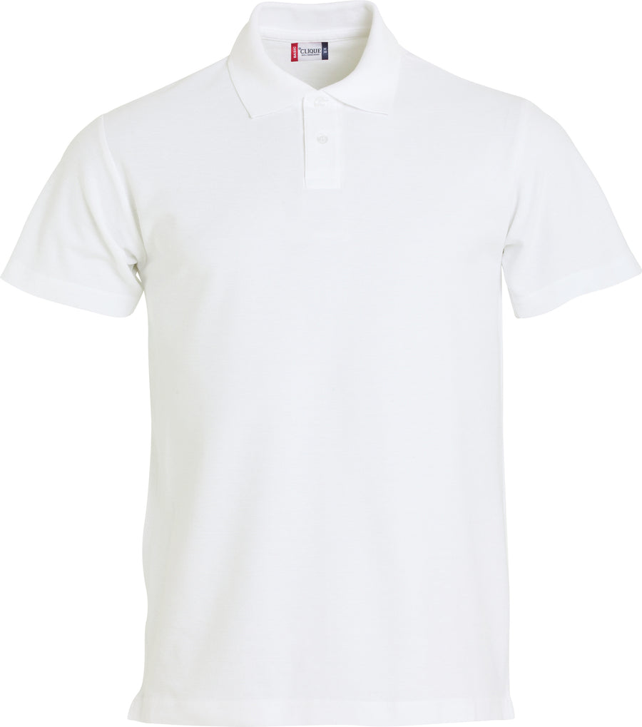 Basic Polo S/S Junior – vit