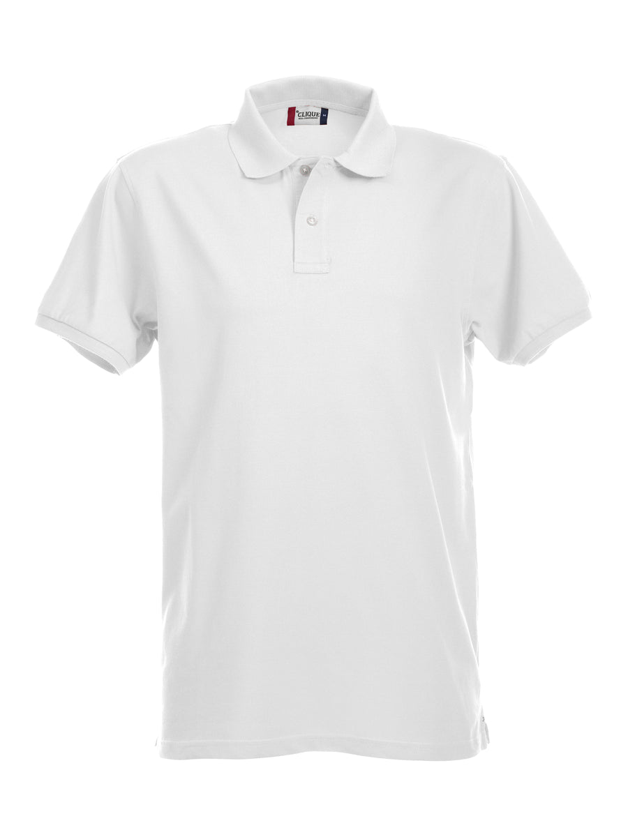 Stretch Premium Polo – vit