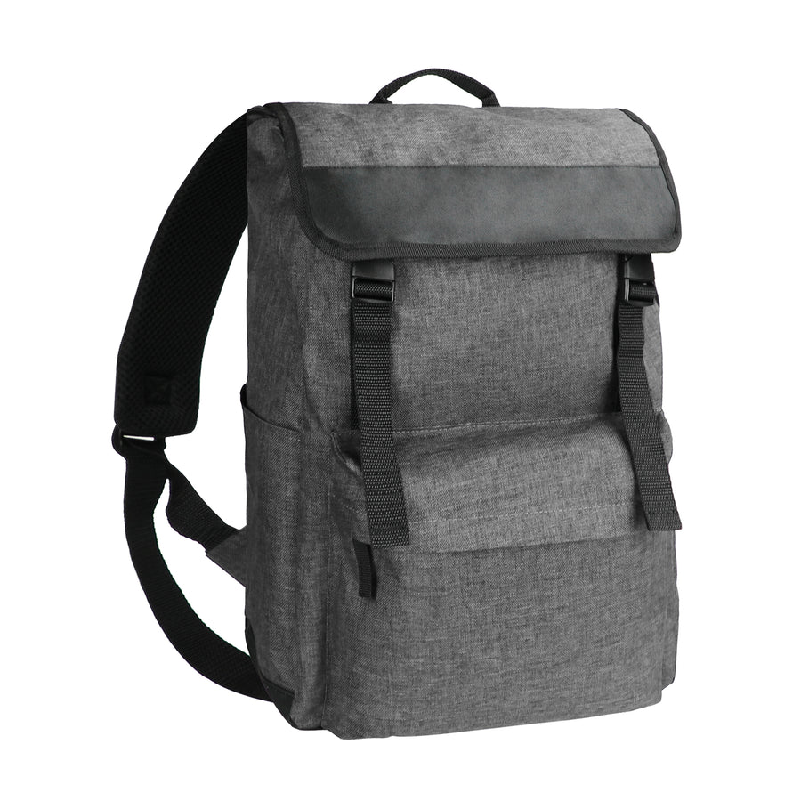 Melange Backpack – gråmelerad