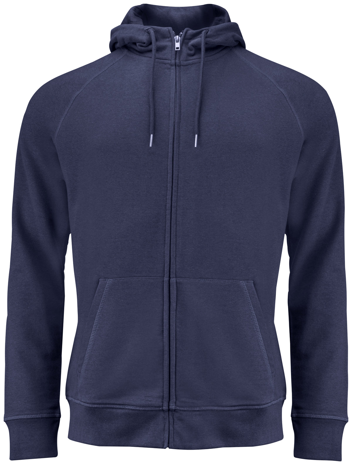 Raglan Fullzip Hoodie – Mörk Marin
