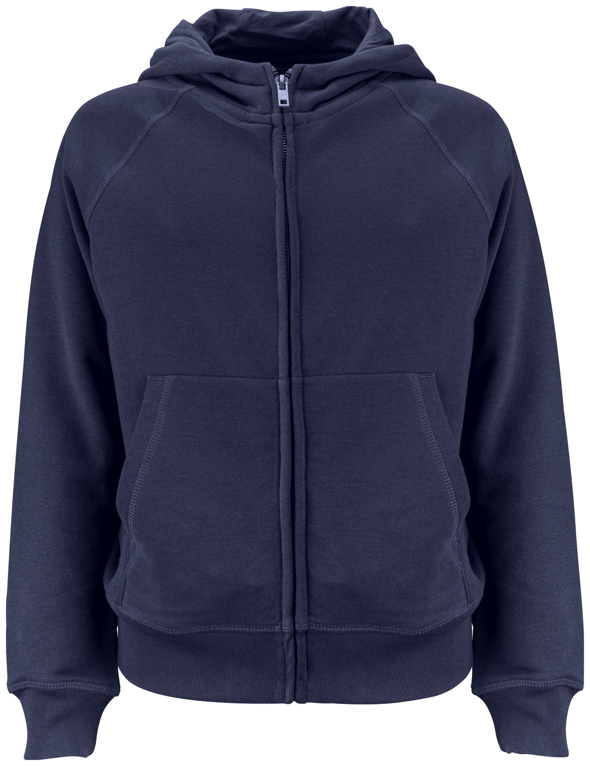 Raglan Fullzip Hoodie Junior – Mörk Marin