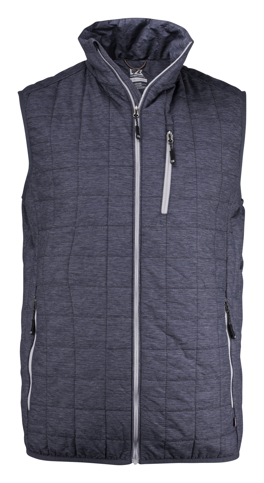 Rainier Vest Men – Antracit blåmelerad