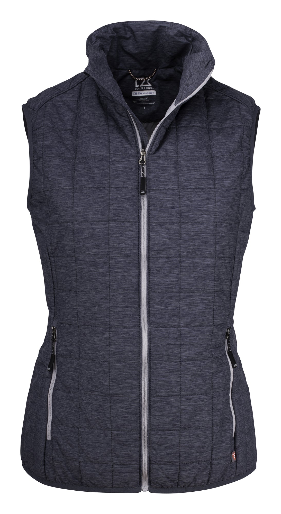 Rainier Vest Women – Antracit blåmelerad