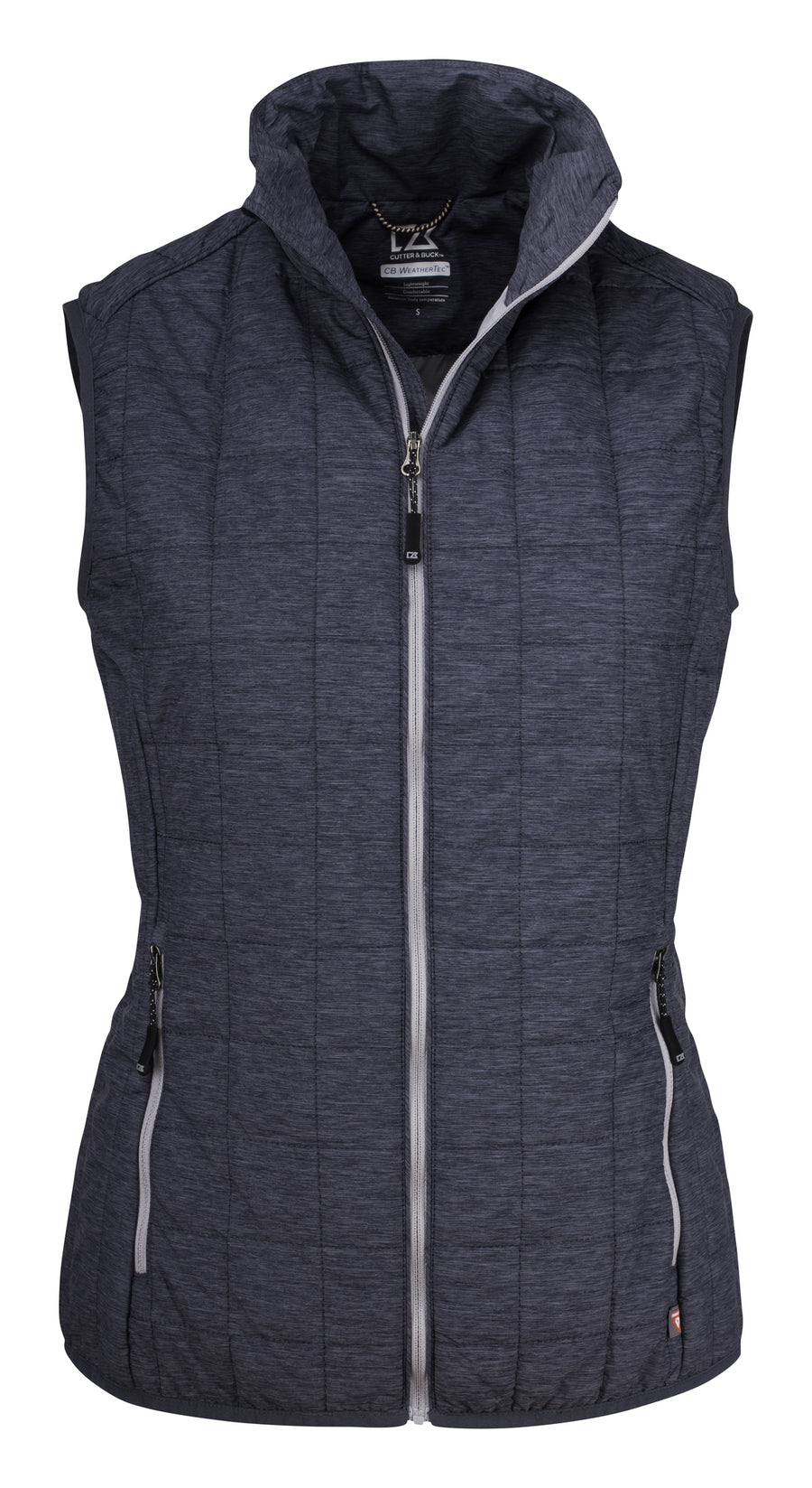Rainier Vest Women – Antracit blåmelerad
