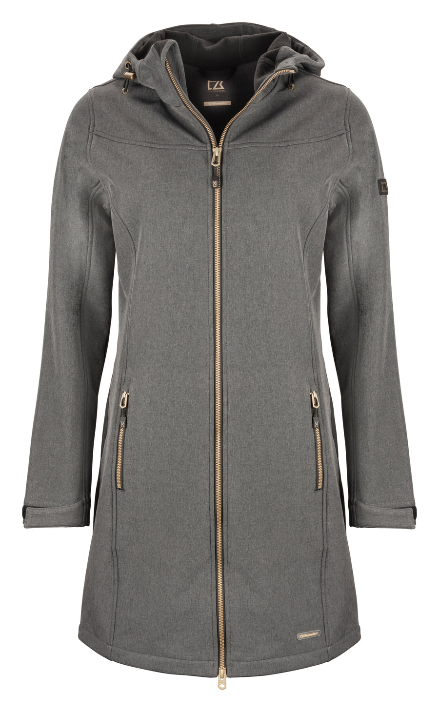 Whittier Jacket Women – Antracitmelerad