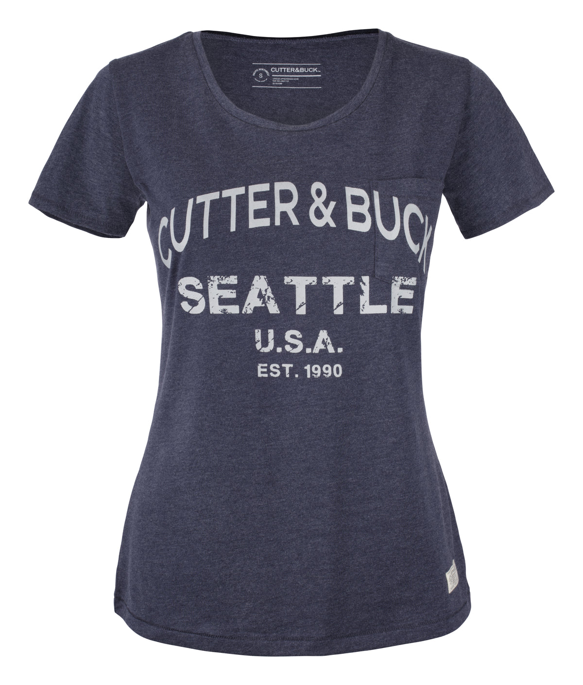 Pacific City Tee Women – Denim Melange