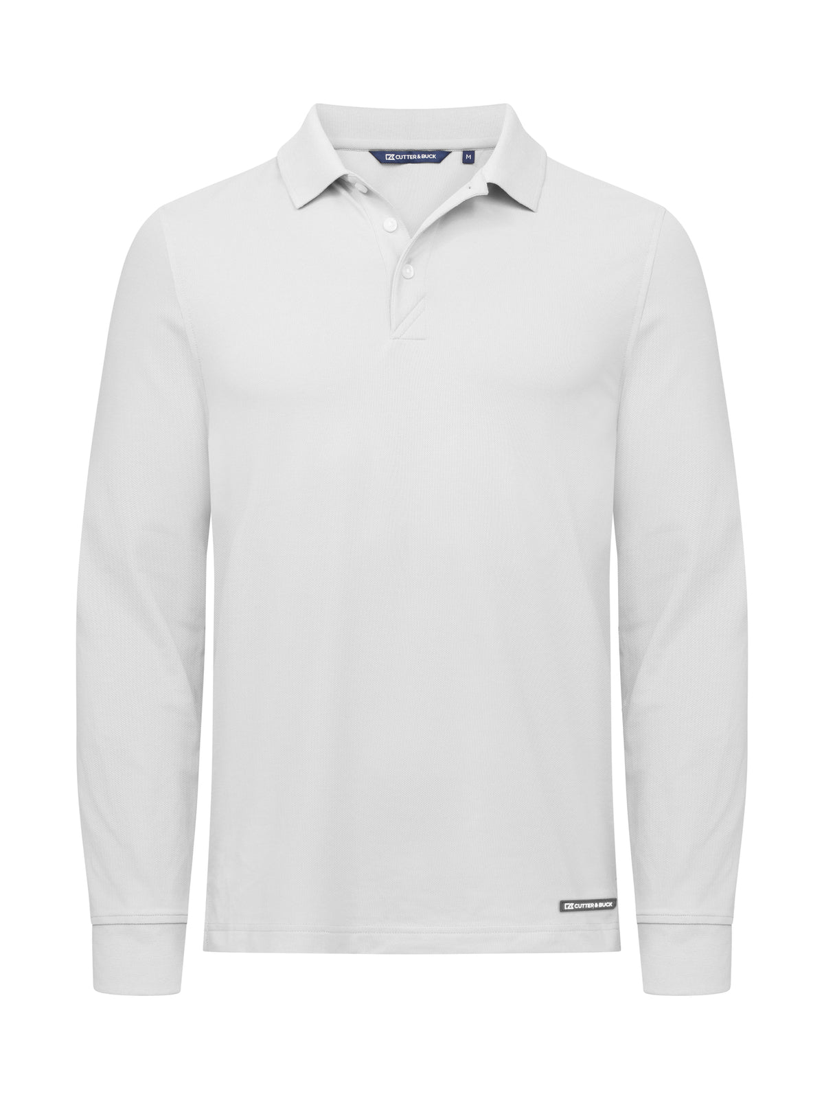 Advantage Long Sleeve Polo Men – Vit