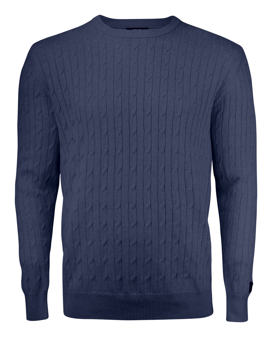 Blakely Knitted Sweater Men – Marinmelerad