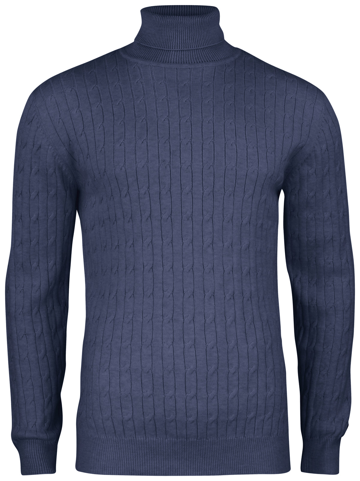 Blakely Rollerneck Men – Marinmelerad