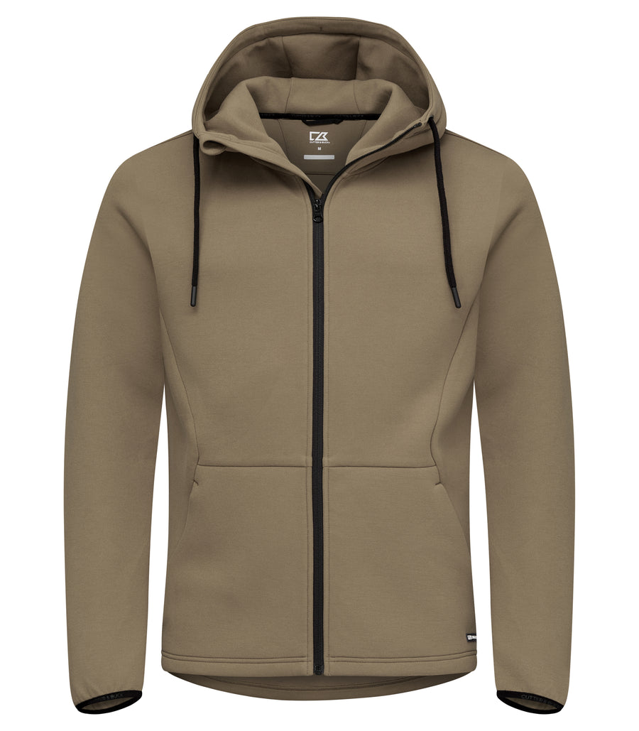 Pemberton Hood Full Zip Men – Khaki