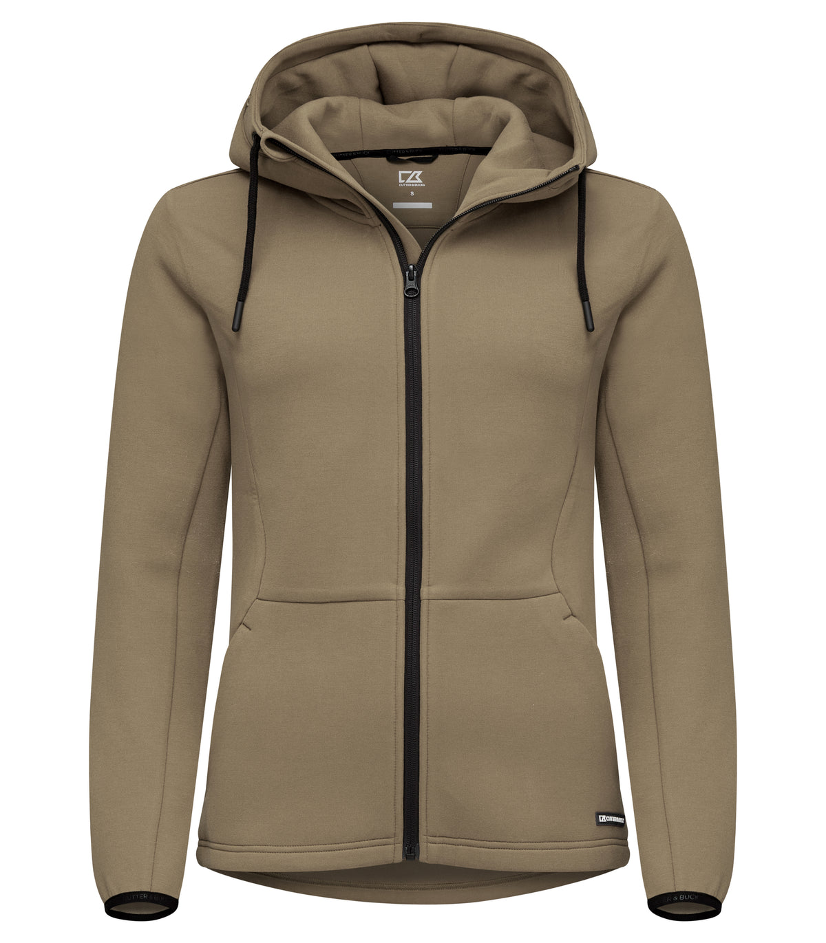 Pemberton Hood Full Zip Women – Khaki
