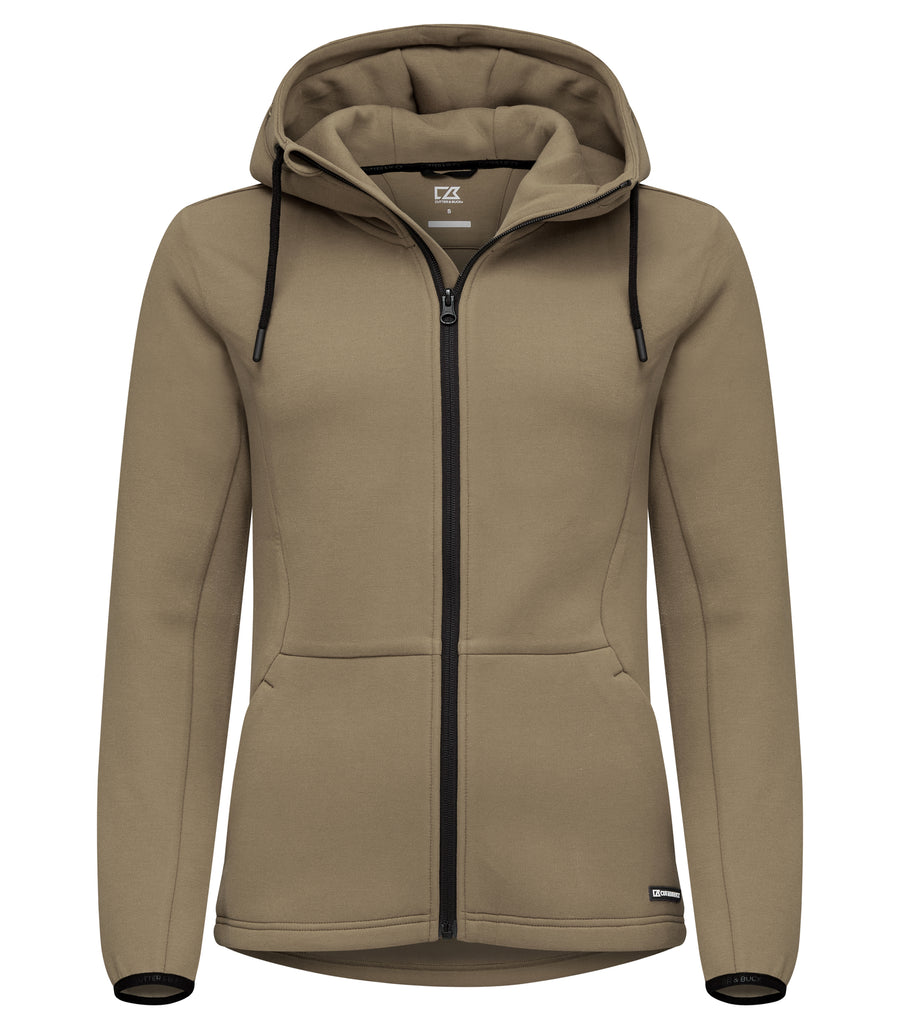 Pemberton Hood Full Zip Women – Khaki